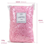 NC Basket Grass,Crinkle Cut Tissue Paper for Easter Gift Box Wrapping Packing Filling,Recyclable Craft Basket Pink Shred Confetti Raffia Paper Filler,100g 3.53oz Party Decoration (light pink(5PCS))