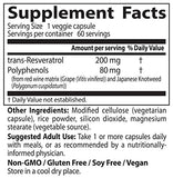 Doctor's Best, Trans-Resveratrol with ResVinol, Non-GMO, Vegan, Gluten & Soy Free, 200 mg, 60 Count
