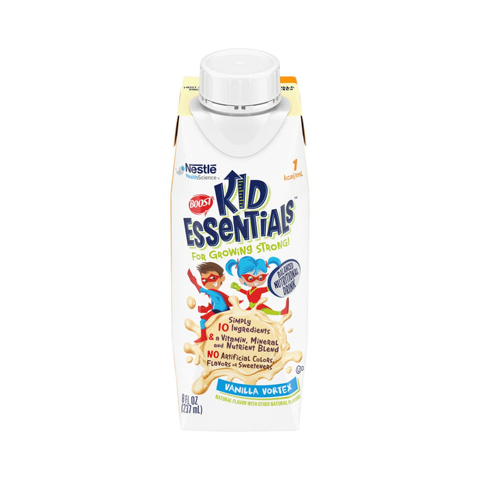 BOOST KID ESSENTIALS 1.0, Vanilla Vortex 24 x 8 fl oz carton