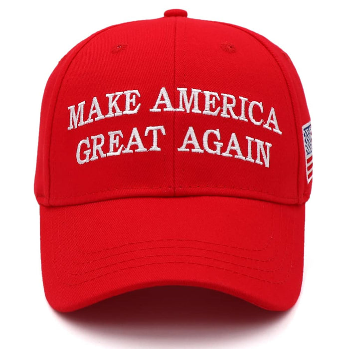 MAGA Hat, Donald Trump 2024 Hat Trump Merchandise Make America Great Again Hat Adult Embroidered MAGA USA Flag Adjustable Baseball Cap