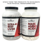 Beverly International Mass Amino Acids, 500 Tabs. Use Pre-Post Workout, with Meals, Essential for Muscle Recovery and Repair. Complete Amino Acid Profile