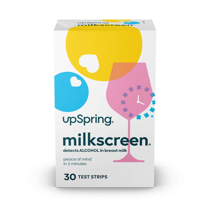 Upspring Milkscreen Test Strips to Detect Alcohol in Breast Milk - at-Home Test for Breastfeeding Moms, Simple Breast Milk Alcohol Dip Test with Accurate Results in 2 Minutes, 30 Test Strips…