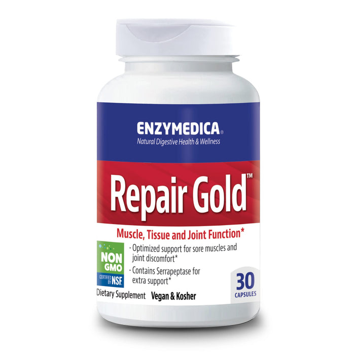 Enzymedica Repair Gold – Enzyme Supplement with Plant-Based Ingredients for Digestive Health – 30 Capsules