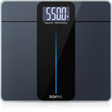 RENPHO Scale for Body Weight 550lb, Digital Bathroom Scale with Large LED Display, Body Scale with Extra-High Capacity, Weighing Machine with Big Platform, Most Accurate to 0.05lb, 13x11.8in, Core 1L
