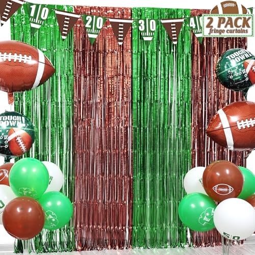 39PCS Football Party Decorations Football Party Supplies for Football Theme Decoration