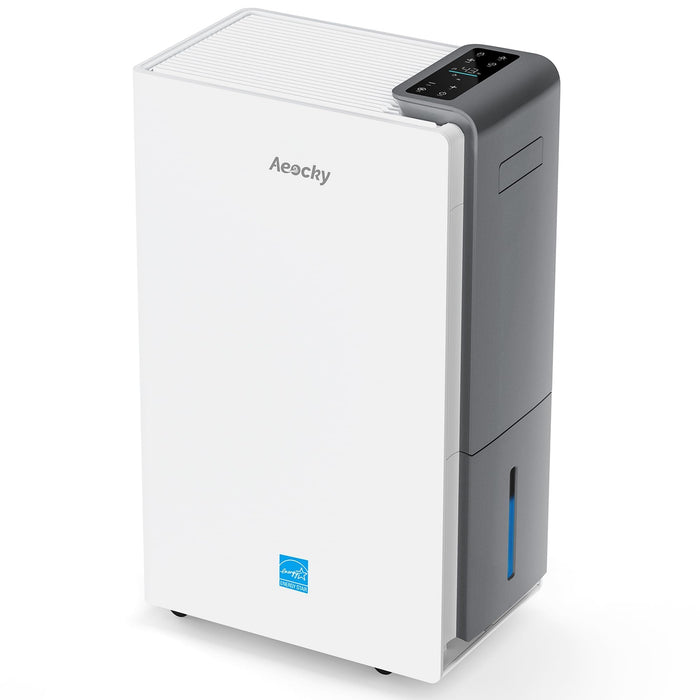 4500 Sq.Ft Most Efficient Energy Star 2024 Dehumidifier,AEOCKY 52 Pint/Day (Max 80 Pint/D) Smart Compressor Dehumidifier with Drain Hose, Intelligent Humidistat,for Basement, Large Room, Bedroom, Home