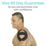 Vive Kinesiology Tape (105 Feet) - Therapeutic Athletic Support Tape - Uncut Kensio Roll - Muscle and Joint Recovery for Shoulder, Back, Knee, Elbow and Ankle Pain Relief - Waterproof for Sports