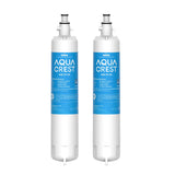 AQUA CREST Replacement for GE® RPWFE, RPWF (with CHIP) Refrigerator Water Filter, Compatible with GYE22HMKES, GYS22GMNES, GYE22HBLTS, DFE28JSKSS, GFE28HMHES, GNE29GYNFS, GFE28GYNFS, 2 Filters