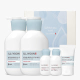 Illiyoon Ceramide Ato Lotion Set-Kit Includes 300ml *2 Lotion and mini travel kit with lotion, cream and body wash, Christmas and Birthday Gift