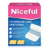 Niceful 20 Packs Hydrocolloid Bandages 2x2, HSA FSA Eligible, Small Hydrocolloid Gel Bandages for Wounds, Wound Healing Bed Sore Bandages