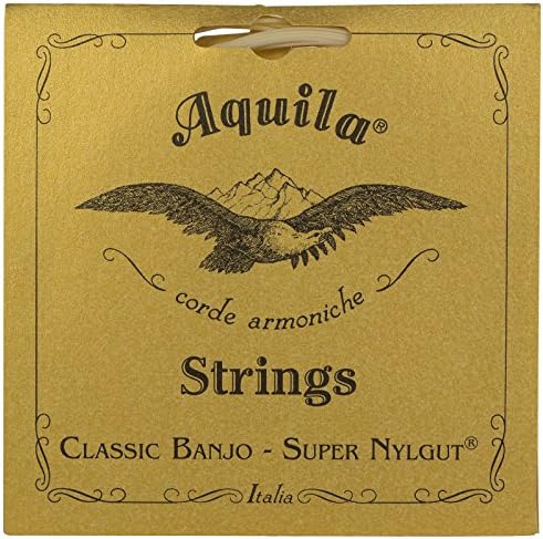 Aquila New Nylgut AQ-1B Banjo Medium Tension DBGDG-Set of 5 (4th Red Series String)
