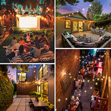 200ft(100 * 2) Outdoor G40 LED Globe String Lights Dimmable Waterproof Shatterproof Light Strings with 103 Bulbs Connectable Commercial Hanging Lights for Christmas Patio House Backyard Balcony Party