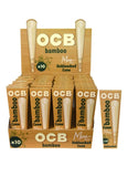 OCB Bamboo Cones - Unbleached Mini Size (70mm) - 3 Packs (30 cones)