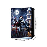 Halloween Advent Calendar 2024, Contains 24 Gifts, Halloween Countdown Calendar with Scary Halloween Doll Collectible Horror Movie Figures Gift for Kid, New Halloween Christmas Countdown Calendar (Style C)