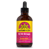 NATURE'S LIFE B12 Drops 5000 mcg - Vitamin B12 Methylcobalamin - Liquid B12 Supplement for Energy Metabolism, Nerve Function and Red Blood Cell Support – Natural Mixed Berry, Sugar Free, 200 Serv, 4oz