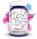 Nootropics Depot Sabroxy® Tablets | 100mg | 90 Count | Minimum 10% Oroxylin-A | Oroxylum indicum | May Help Promote Focus & Motivation | May Help Promote Cognitive Function