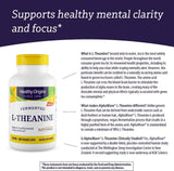 Healthy Origins L-Theanine (AlphaWave), 100 mg - Stress Support - Supports Healthy Focus & Clarity - Immune Support Supplement - Vegan, Non-GMO & Gluten-Free Supplement - 180 Veggie Capsules