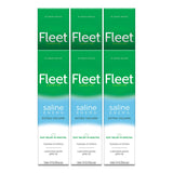 Fleet Laxative Saline Enema, 7.8 Fl Oz (Pack of 6) & Colace Clear Stool Softener Soft Gel Capsules Constipation Relief 50mg Docusate Sodium Doctor Recommended 28ct Bundle