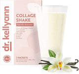 Dr. Kellyann Keto Vanilla Almond Shakes - 100% Grass Fed Collagen Protein by Bone Broth Expert Gluten Free, Dairy Free, Soy Free, Non-GMO - Keto & Paleo Friendly (7 Servings)