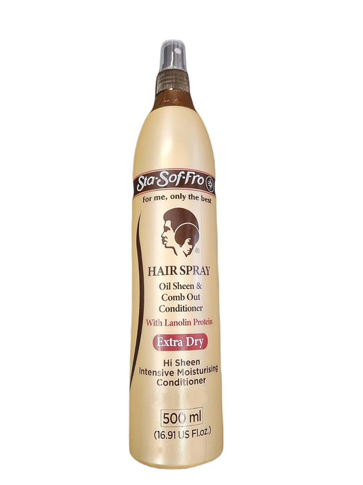 Sta Sof Fro Hair & Scalp Leave-In Conditioner Spray For Extra Dry Hair, CLEAR, (Pack of 1)