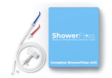 SHOWER FLOSS Water Dental Flosser - Convenient for Teeth, Attaches to Your Shower Head - Easy Installation, Adjustable Temperature & Pressure - Dentist Recommended