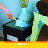 Duster Refills for Swiffer Dusters,Ceiling Fan Duster,360 Heavy Duty Refill (40 Count Refills+2 Handle)