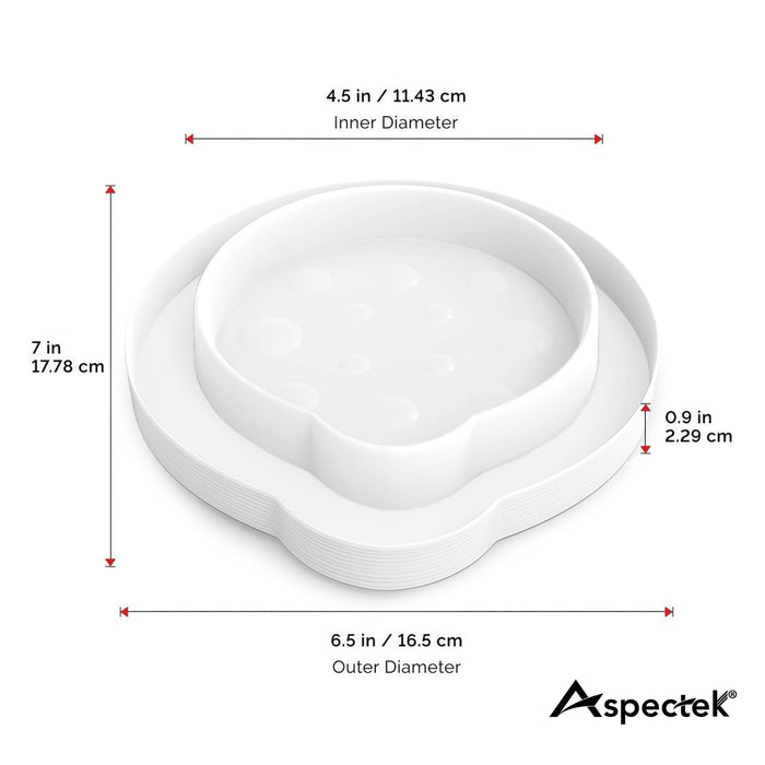 ASPECTEK Bed Bug Trap, Bed Bug Interceptor-Pack of 8. Insect Trap, Safe Eco Friendly, Bed Bug Eliminator (White)