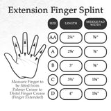 LMB Spring Finger Extension Splint, Assists in Extending PIP Joint with A Slight Extension Effect on the MP Joint, Size A