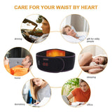 CUEHEAT Heating Pad for Back Pain Relief - Heating Pad Back Brace with Heat and Massage,Heat Belt for Back Pain Relief Belly Lumbar Spine Stomach Arthritis(49inches)
