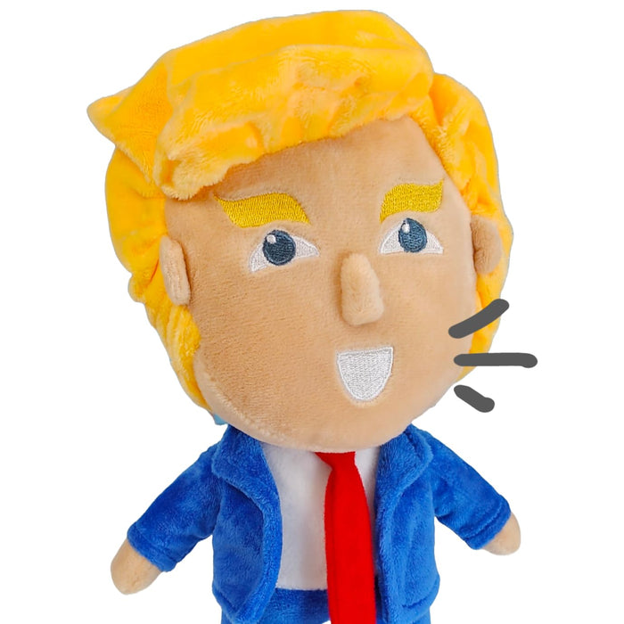 Talking Trump Doll - STUNNING plush Trump doll speaks 20 phrases in his own voice. Trump toy is the PERFECT Donald Trump gift for birthdays or Christmas. Limited Edition collectible Trump memorabilia.