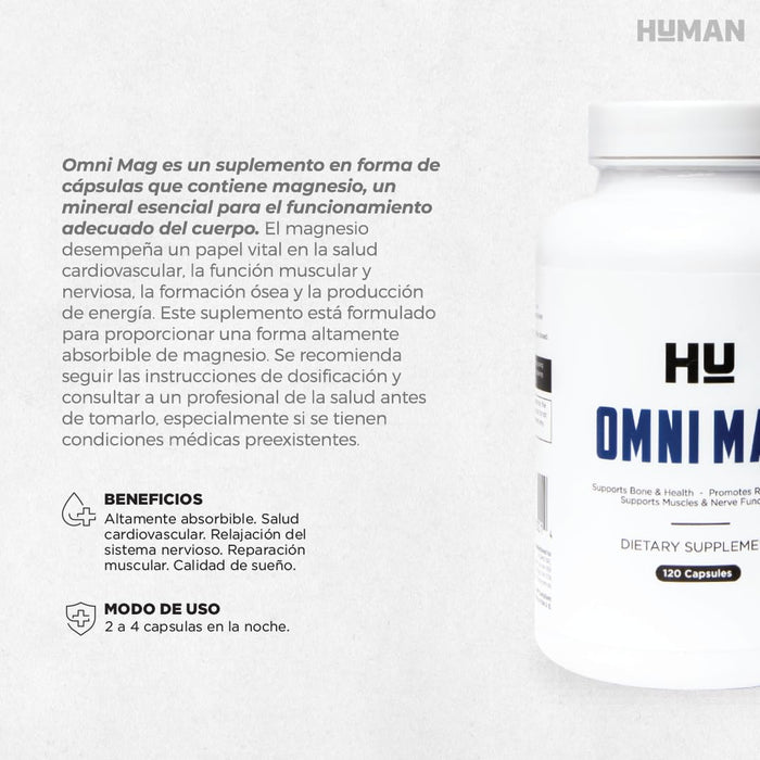 HU Omni MAG Dietary Supplement 120 Capsules