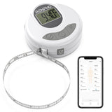 RENPHO Smart Tape Measure, Bluetooth Digital Measuring Tape with Lock Hook & Retractable Function, Accurate Body Fat Measurement Device for Weight Loss, Muscle Gain, Fitness Bodybuilding, 60in /150cm