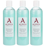 Alpha Skin Care Moisturizing Body Wash | Anti-Aging Formula | Glycolic Alpha Hydroxy Acid (AHA) | Vitamin E & Aloe Vera | Conditions & Soothes | For All Skin Types | 12 Fl Oz (3 Pack)