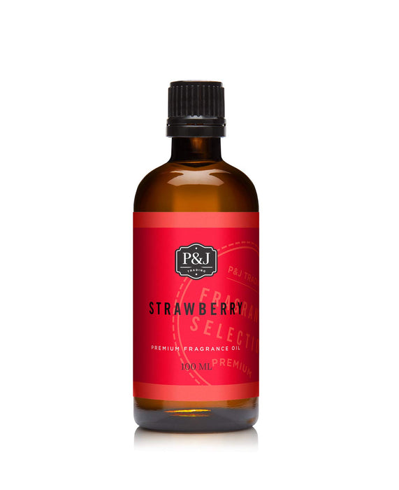 P&J Trading Fragrance Oil | Strawberry Oil 100ml - Candle Scents for Candle Making, Freshie Scents, Soap Making Supplies, Diffuser Oil Scents
