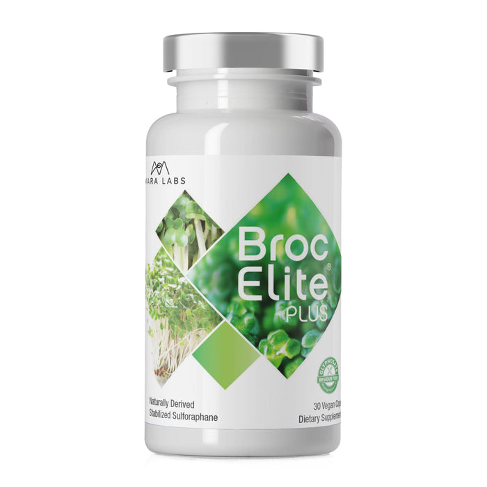 Mara Labs Broc Elite Plus | Broccoli Supplement w/Stabilized Sulforaphane Extract | Zero Glyphosate Residue | 30 Vegetable Capsules