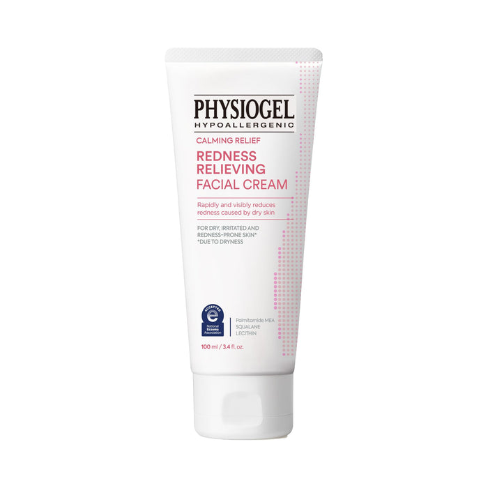 Physiogel Calming Relief Facial Cream - Reduces Redness in 30 mins, For Dry, Red, Itchy, Sensitive Skin - Strengthen Skin Barrier, Hypoallergenic, Clinically & Dermatologically Tested, Fragrance Free