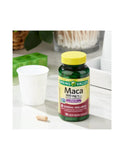 Spring Valley Maca Root 500mg Capsules, Organic Maca Root for Women and Men + STS Sticker.