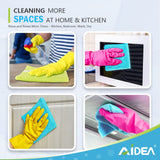 AIDEA Microfiber Cleaning Cloths-100Pack, Highly Absorbent Cleaning Towel, Lint-Free Streak-Free Microfiber Cloth for House, Kitchen, Car, Window (12in.x12in.)