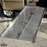 Discount Ramps Silver Spring SCG-6 Folding Mobility and Utility Ramp-600lb. Capacity, 6'Long