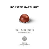 Nespresso Capsules Vertuo, Roasted Hazelnut, Medium Roast Coffee, 30 Count Coffee Pods, Brews 7.8oz.