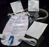 Male Complete Kit Urinary Incontinence 7-Condom Catheters External Self-Seal,Premium Leg Bag （1000ml）with 18" Tubing, Straps & Fast and Easy Draining (31mm (Intermediate))