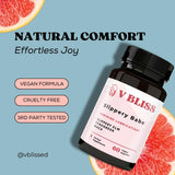 V Bliss Slippery Babe Vaginal Moisturizer Capsules | Relieves Vaginal Dryness with Slippery Elm, Fenugreek, & Maca | Vaginal Wetness | Once Daily, 60 Capsules