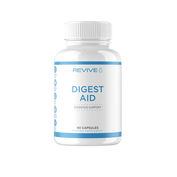 Revive MD | Digest Aid | Promotes The Digestion of Proteins, Fats, Starches & Fibers for Men and Women | Supports Gastric Acid Balance | Targeted Enzyme Support | Increase Enzymes | 80 Capsules