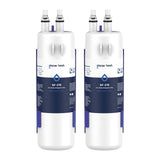 GLACIER FRESH W1029537A Refrigerator Water Filter Compatible with W10295370A, EDR1RXD1, Filter 1, W10295370, P4RFWB, P8RFWB2L, 46-9930, 46-9081 Refrigerator Water Filter 2 Pack