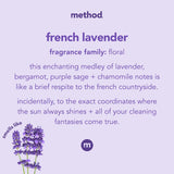 Method Foaming Hand Soap Refill, French Lavender, Recyclable Bottle, Biodegradable Formula, 28 fl oz (Pack of 4)