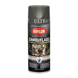 Krylon 11 oz K04293777 Fusion For Plastic Olive Spray Paint Camouflage