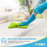 AIDEA Microfiber Cleaning Cloths-100Pack, Highly Absorbent Cleaning Towel, Lint-Free Streak-Free Microfiber Cloth for House, Kitchen, Car, Window (12in.x12in.)