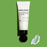 MARLOWE. No. 128 Men's Facial Lotion with Sunscreen SPF 50, 3.4 oz, Oil-Free, Lightweight Daily Face Moisturizer for Men, Includes Natural Extracts to Hydrate, Nourish & Soothe