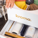 KROMA. Ceremonial Grade Matcha Powder, Gluten Free Green Tea Collagen Powder with Mushrooms, Ginger, Turmeric, L Theanine, Maca, Matcha Latte Powder with Natural Caffeine for Energy Support