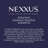 Nexxus Keraphix Shampoo With ProteinFusion for Damaged Hair Keratin Protein, Black Rice, Silicone-Free 33.8 oz